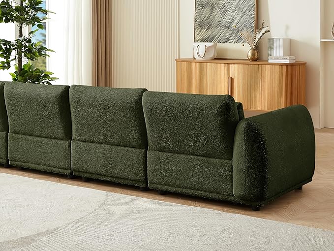 U Shaped Cloud Sectional, Convertible L Shaped Couch - Image 7