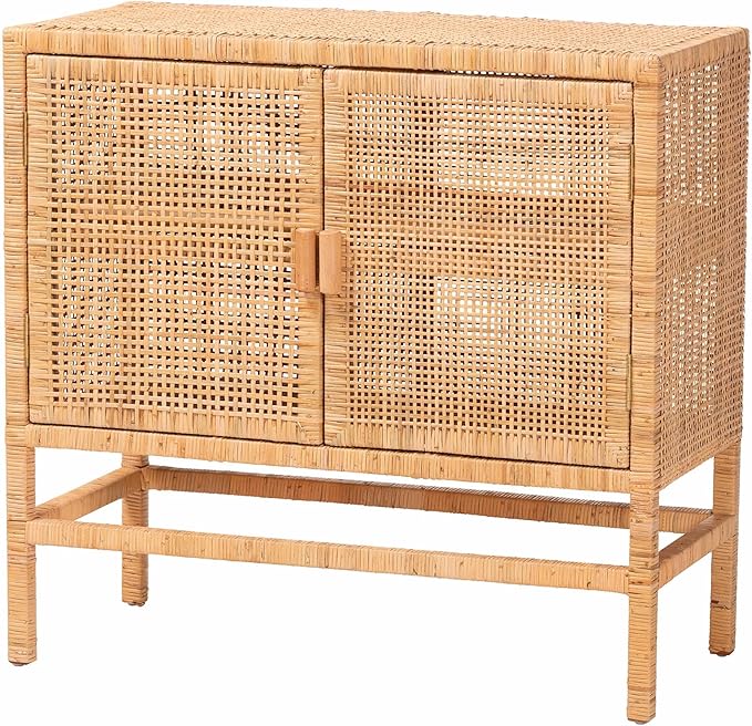 Bali & pari Vivan Natural Rattan Storage Cabinet by balipari