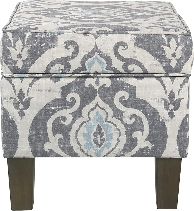Homepop Home Decor |K7646-A750 | Upholstered Modern Rectangular Storage Ottoman - Image 8