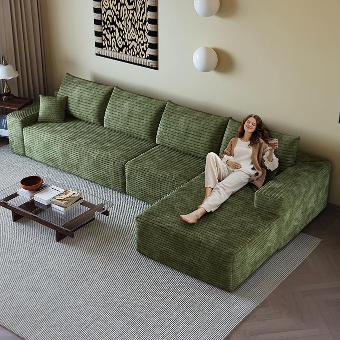 AUGOP 136" Sectional Couches for Living Room Modern Modular Sofa - Image 4