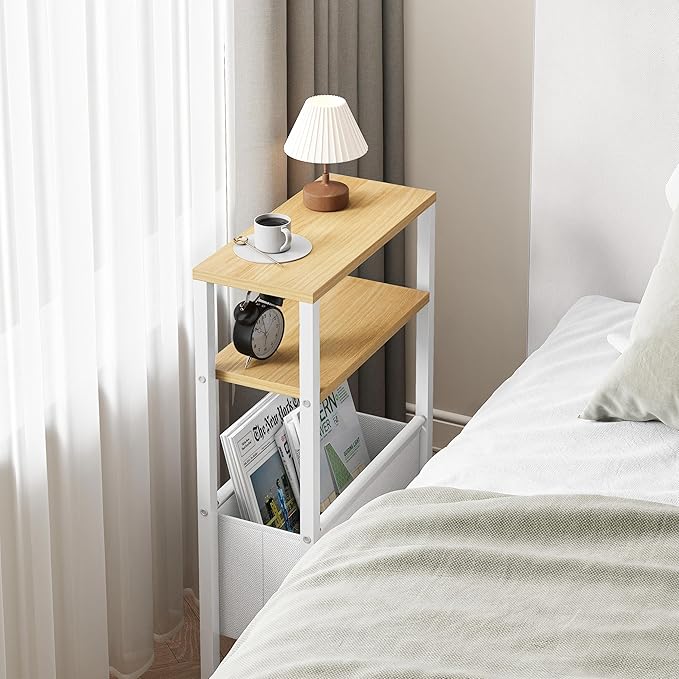 Narrow Side Table, Slim End Table - Image 5