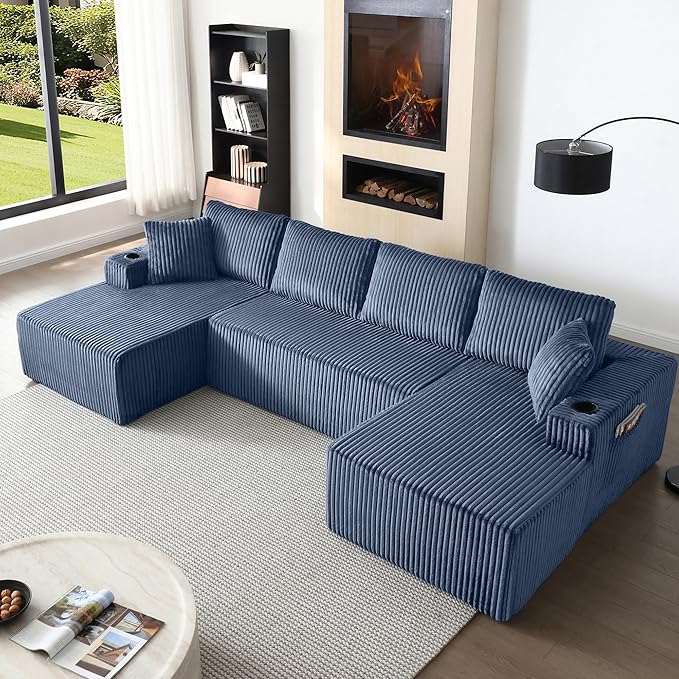 124" Oversized Sectional Couches - Image 3
