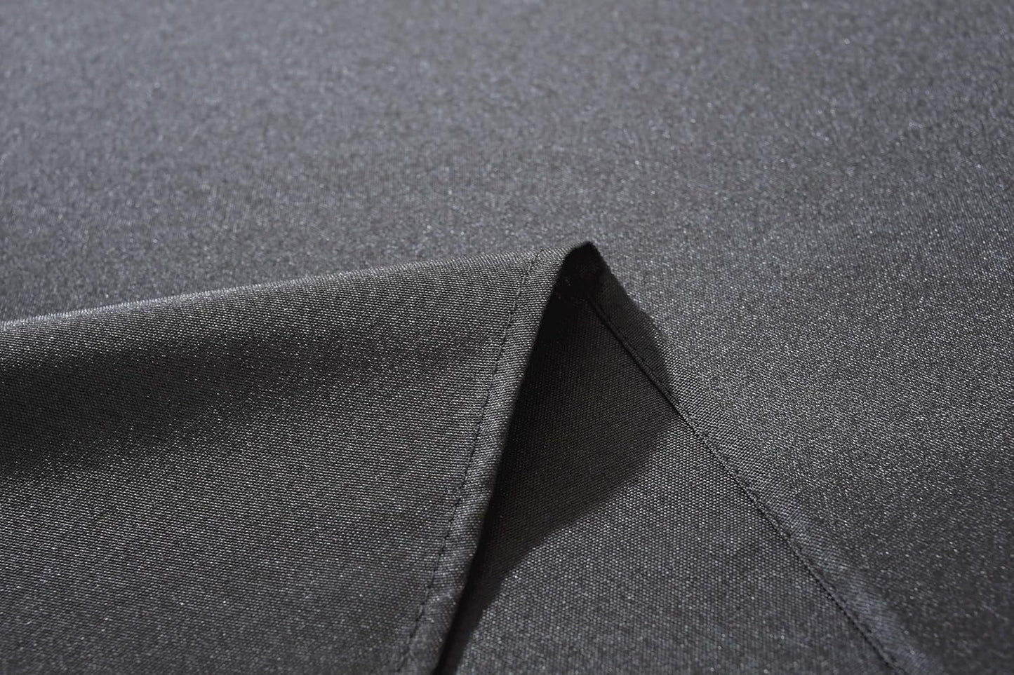 Craft And Party Square Tablecloth, 70 x 70 Inch Black Tablecloth, Polyester Fabric Washable Table Cloth for Home, Party, Wedding or Restaurant Use.