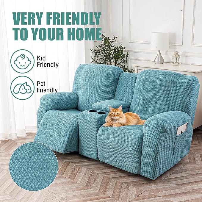 Genina Recliner Loveseat Covers - Image 3