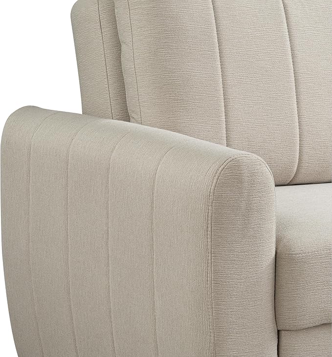 Serta Galway 66.5" Convertible Sleeper Loveseat, Full Size, Dreamcoil Comfort - Image 7