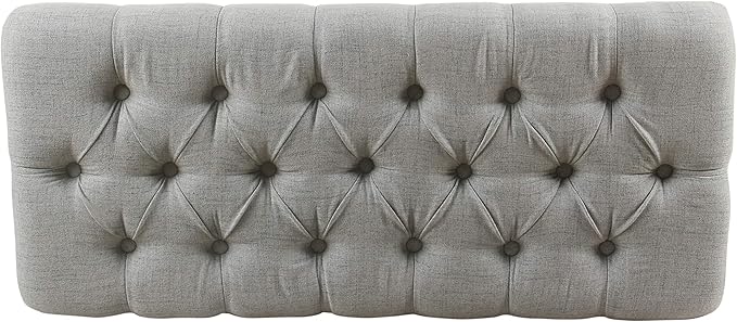 Homepop Home Decor Tufted Ainsley Button Storage Ottoman Bench - Image 13