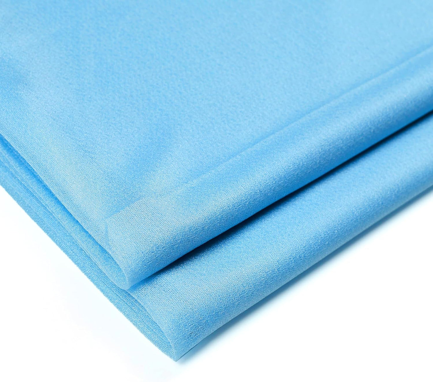 VDS Pack of 1 Panel (30 Inch X 50 Feet) Wedding Arch Draping Fabric Sheer Chiffon Fabric Drapery for Wedding Ceremony Reception Swag Backdrop Canopy Chuppah ARBO Altars Decoration (Turquoise)