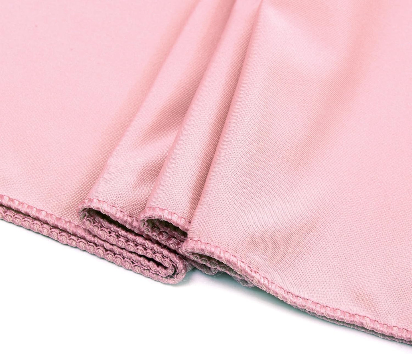 VDS Pack of 150 PCS | Dusty Rose | Spandex Chair Sashes Bows Without Buckle | Stretch Elastic Banquet Universal Folding Chair Band Tie with for Wedding Party Conference Celebration Event Decoration