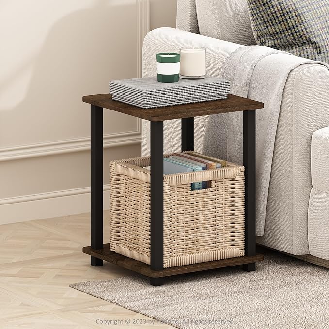 Furinno Simplistic Side Table Set of 2, End Table, Night Stand, Nightstand - Image 2