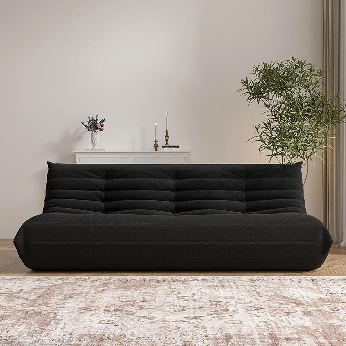 YVDNHP Big Bean Bag Chairs for Adults, 3 Seater Large Bean Bag Chair Sofa - Image 4