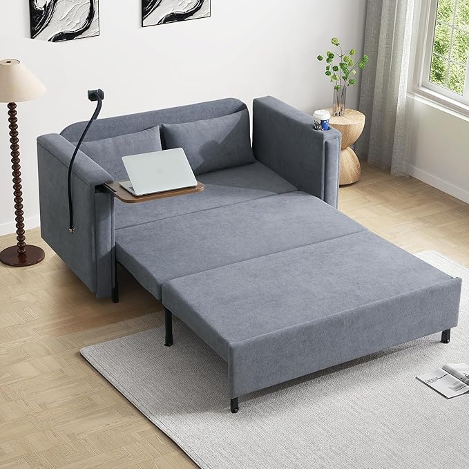 3-in-1 Convertible Sleeper Sofa Couch by LEVNARY