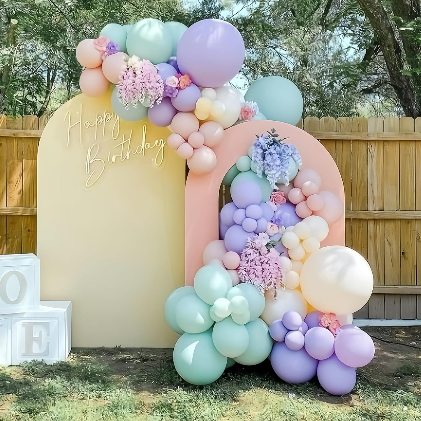 95pack Pastel Balloons Different Size 18/12/10/5 Inch Pastel Balloon Garland Arch Kit for Graduation, Wedding, Birthday, Princess Theme, Easter, Baby Shower, Anniversary Party Decorations