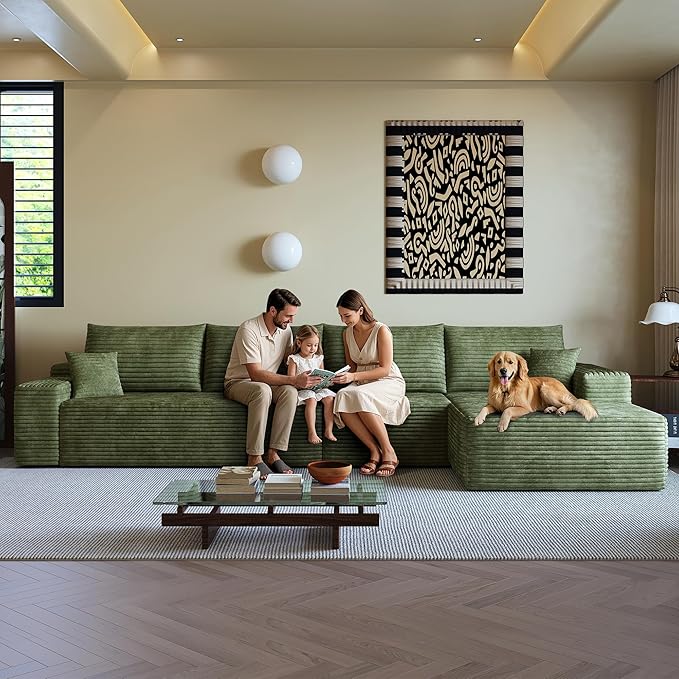 AUGOP 136" Sectional Couches for Living Room Modern Modular Sofa - Image 6