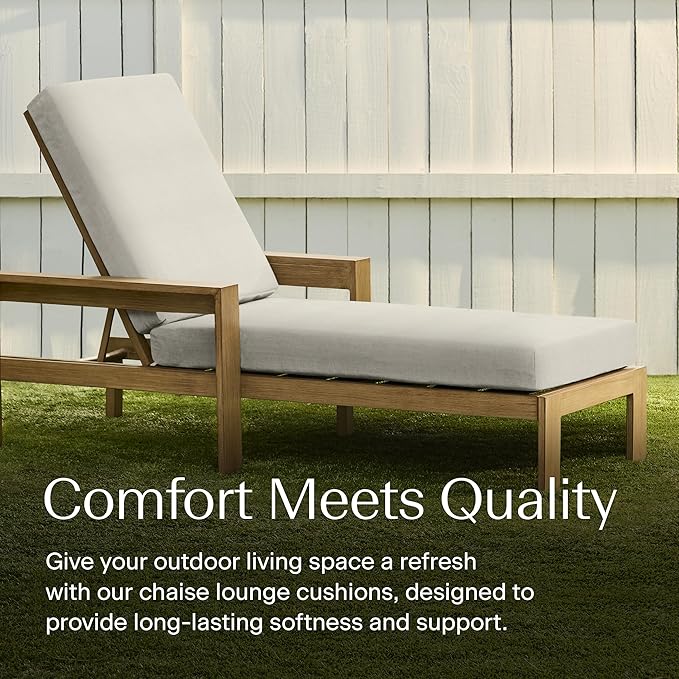 Honeycomb Outdoor Chaise Lounge Cushion - Image 3