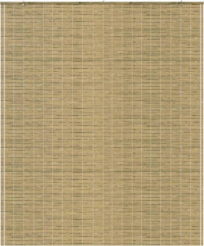 Red Lantern Burnt Bamboo Cordless Window Shade by RedLantern