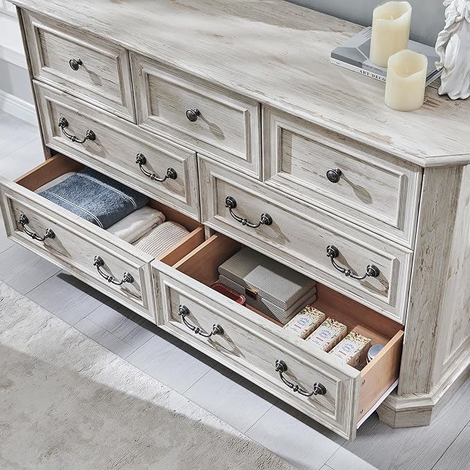 T4TREAM Farmhouse 7 Drawers Dresser - Image 4
