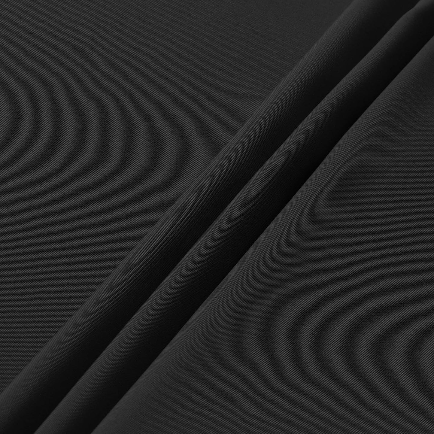 sancua Round Tablecloth - 108 Inch - Water Resistant Spill Proof Washable Polyester Table Cloth Decorative Fabric Table Cover for Dining Tables, Buffet Parties and Camping, Black