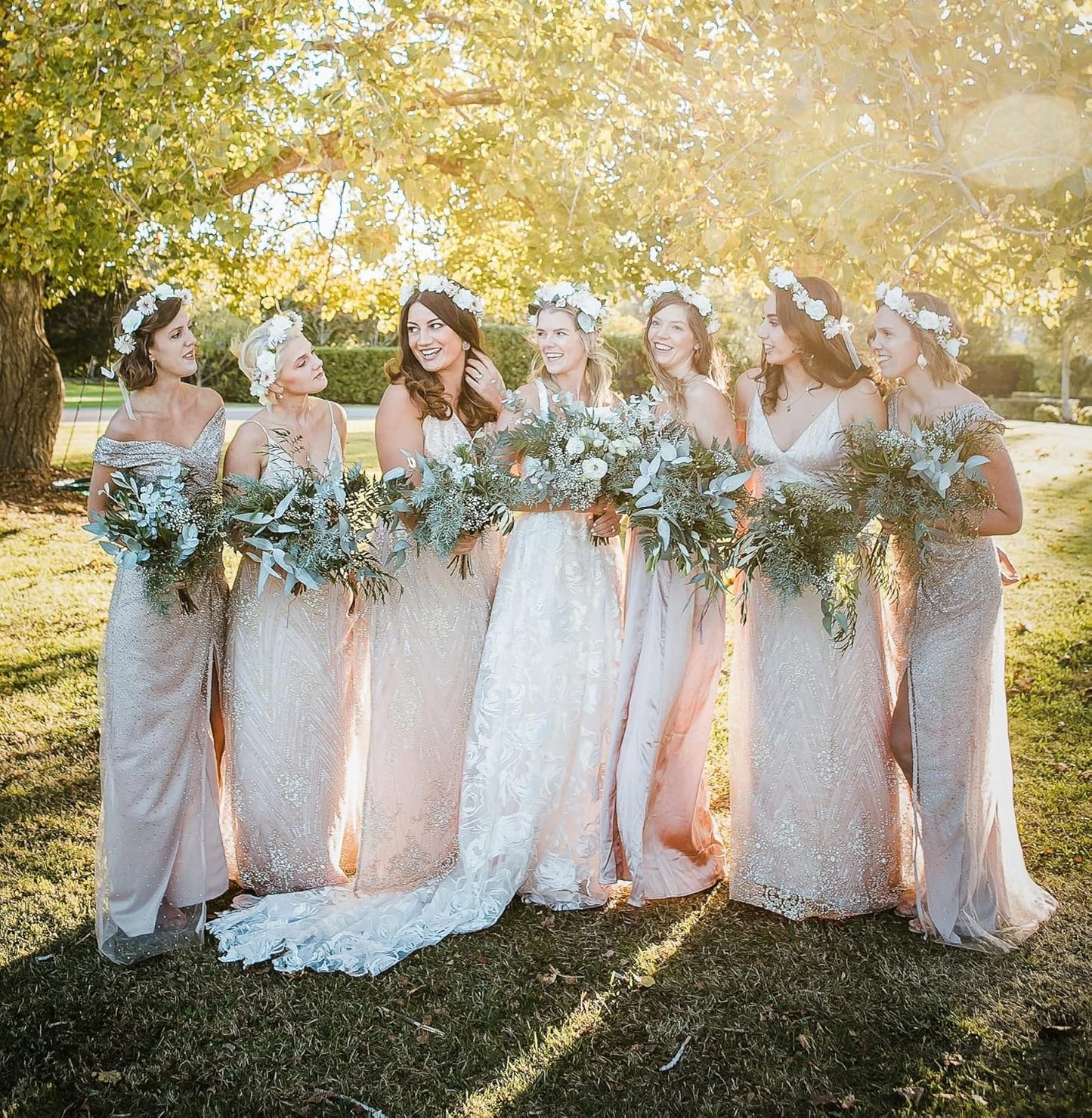 18pcs Bridesmaid Scrunchies Proposal Gifts Bachelorette Hair Claws Clips Girls heart sunglasses for Wedding Party Favors(light Blue )