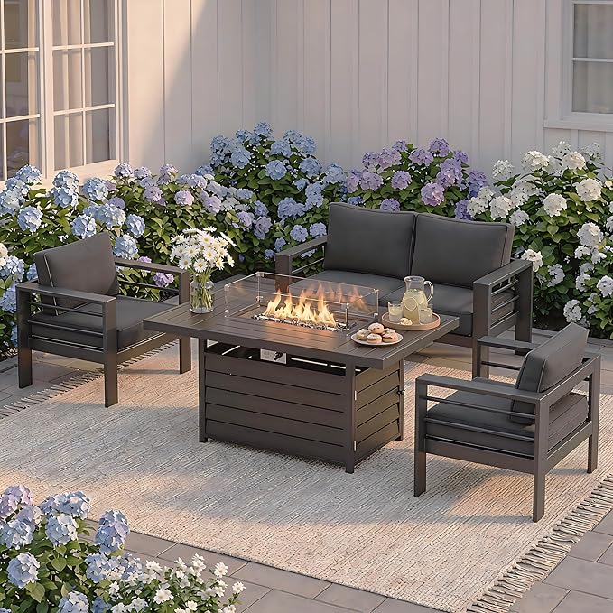 Solaste Aluminum Patio Furniture Set by Solaste