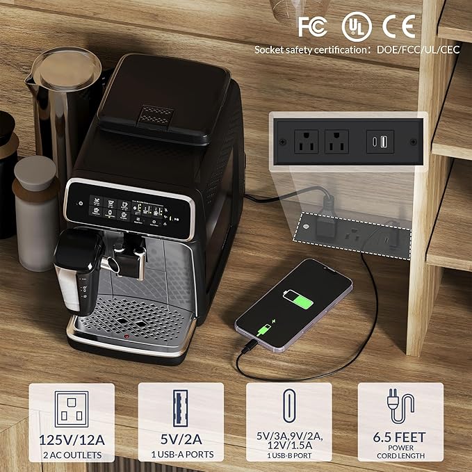 BELLEZE Coffee Wine Bar Cabinet - Image 3