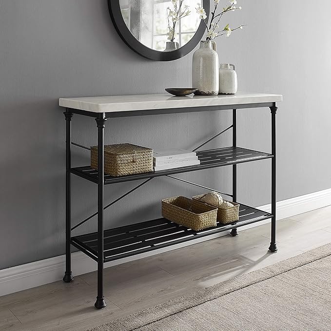 Crosley Furniture Madeleine Sofa Console Table - Image 8