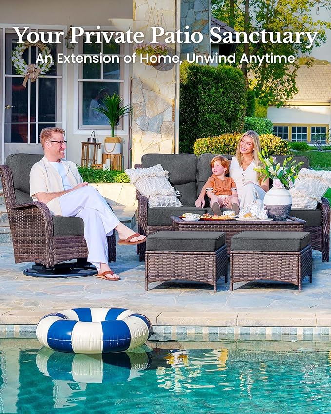 HILLGA 11-Piece Luxury Patio Furniture Set - Image 3