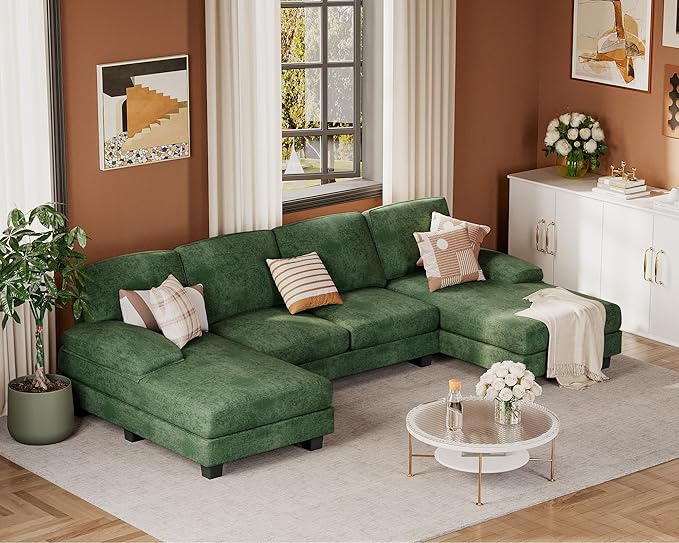 JUMMICO Sectional Couches for Living Room, U Shaped Couch - Image 8