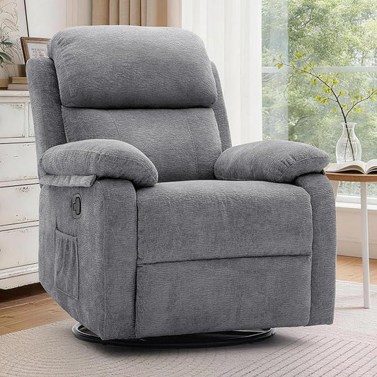 Korser Recliner Chair, 360 Swivel Rocker Chair by KORSER