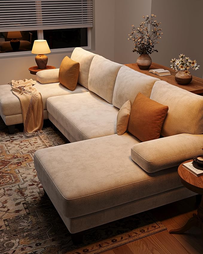 U-Shaped Sectional Couches for Living Room | 112 Inch Modern Sectional Couch | - Image 4