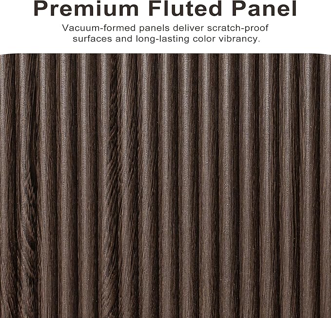 2-Piece Fluted Living Room Set Includes 31.5" Fluted Lift Top Coffee Table - Image 9