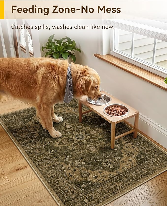 RELEANY Area Rugs 2'x3' Kitchen Rugs Entry Rug Small Rugs - Image 2