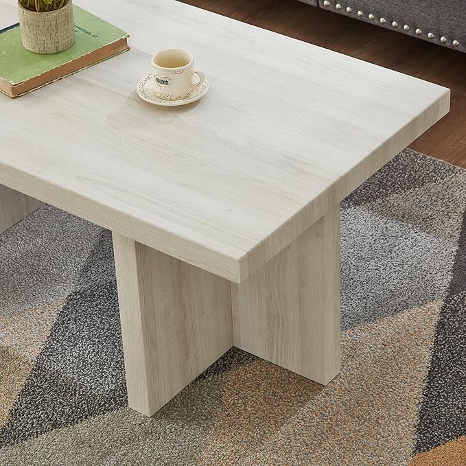 Roundhill Furniture Mchome 3-Piece Coffee Table Set, Coffee Table and Two End - Image 9