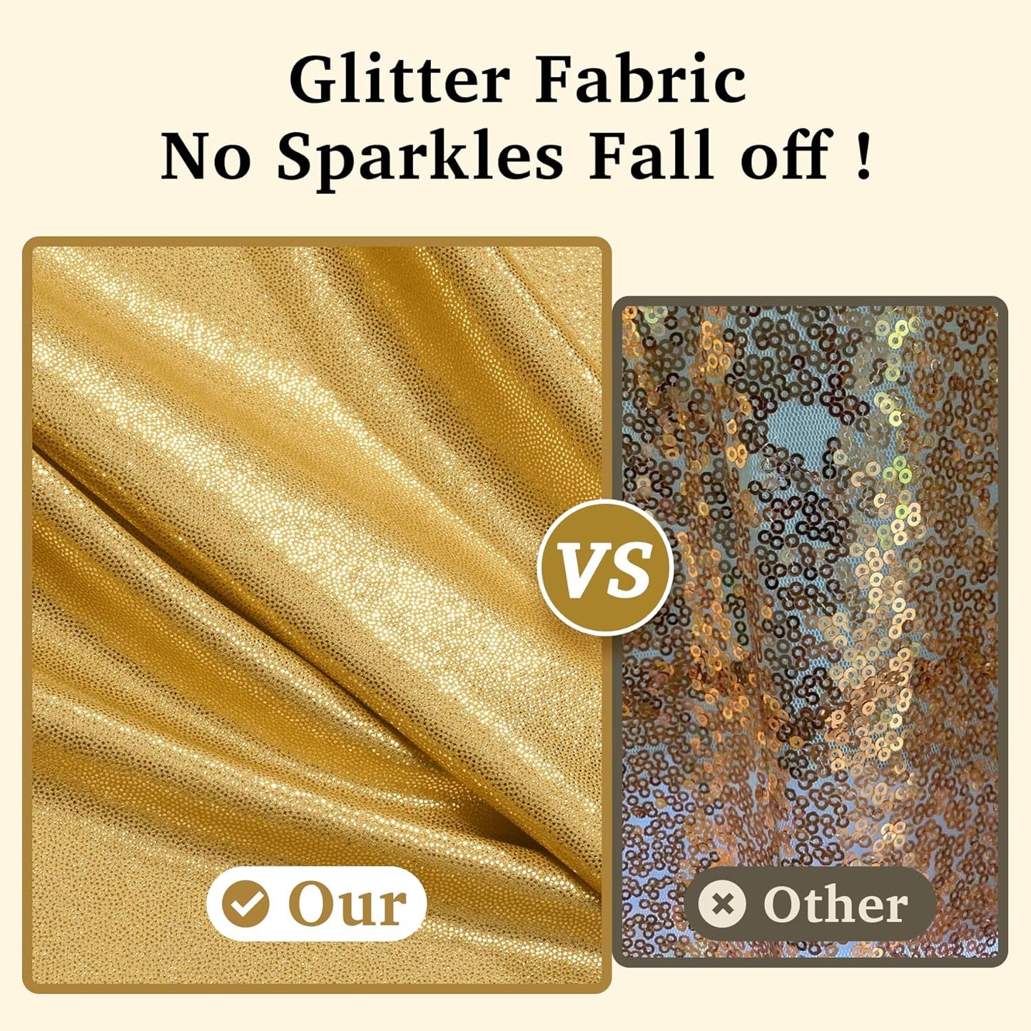 20ftx10ft Gold Sequin Backdrop Curtain for Parties, 4 Panels 5x10FT Shimmer Wrinkle Free Glitter Photo Backdrop Drapes Back Drop Cloth for Wedding Birthday Christmas Photography Background