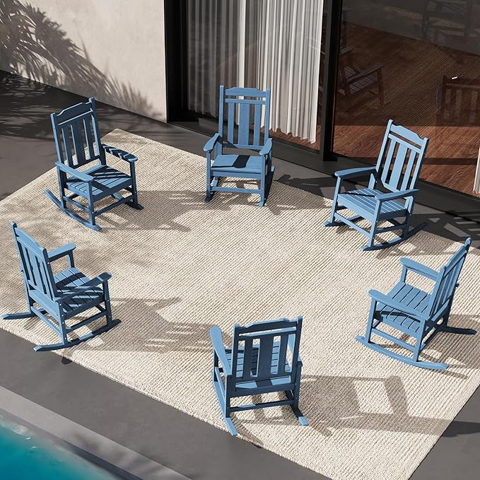 SERWALL HDPE Outdoor Rocking Chair by SERWALL