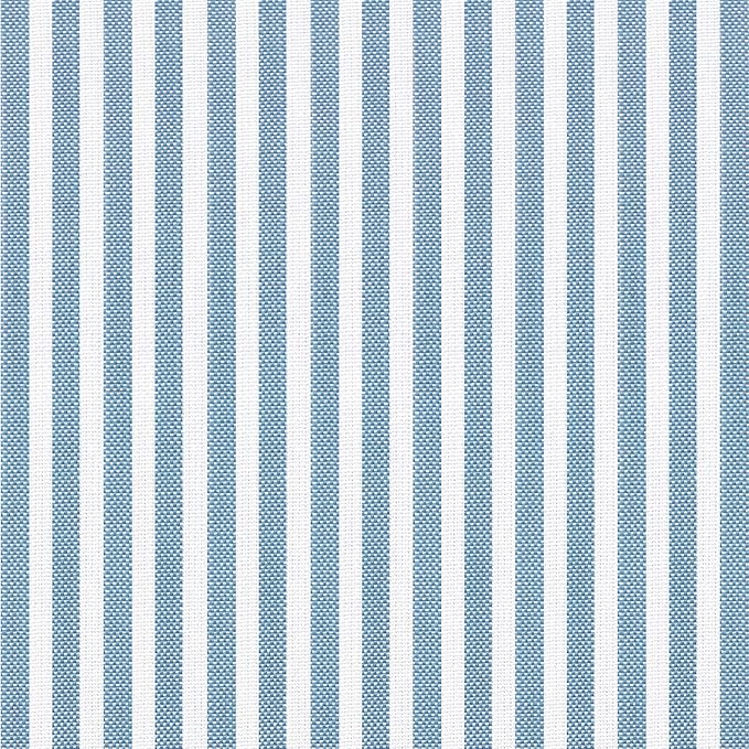 AAAAAcessories D-Shaped Chair Cushions, Machine-Washable Cover, Pinstripe Blue - Image 3