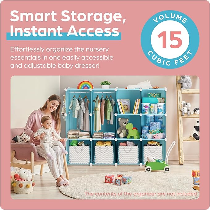 CUBEDIY Baby Closet Organizer for Nursery - Image 2
