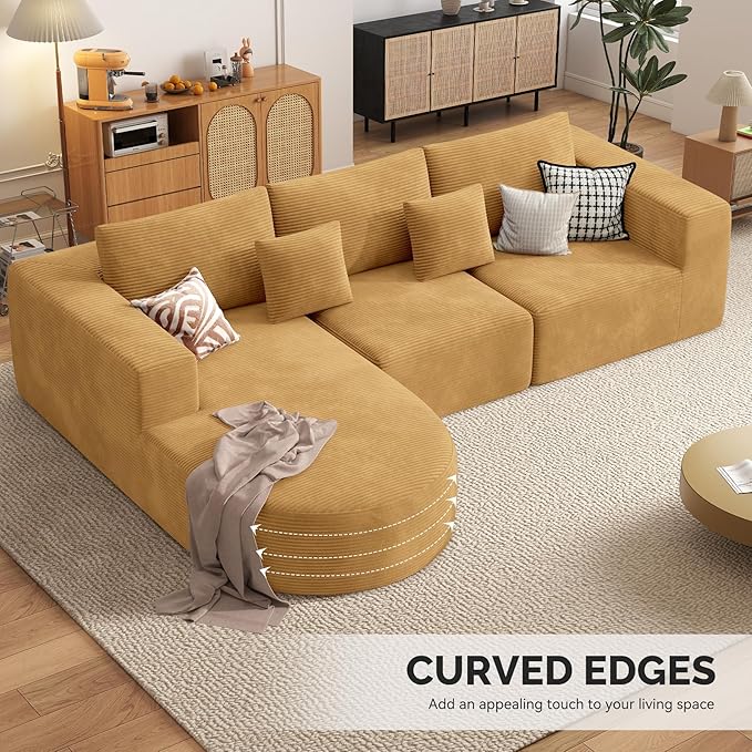 Boneless Couches for Living Room, Cloud Sectional Couch - Image 6