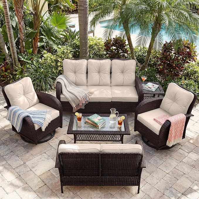 UPHA 8 Pieces Patio Furniture Set - Image 6