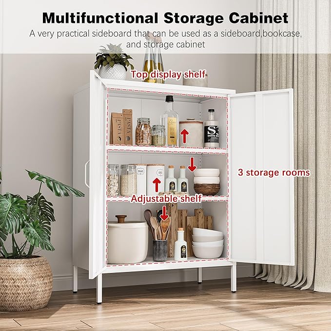 Bevivog Metal Locker Cabinet - Image 4