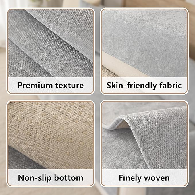Premium Chenille Sofa Cushion Covers，Upgraded Anti-Slip Sectional Couch - Image 7