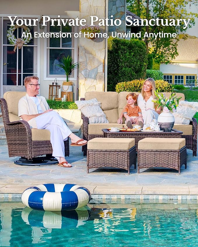 HILLGA 11-Piece Luxury Patio Furniture Set - Image 3