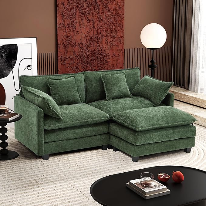 Ihanherry 77" L Shaped Modern Sofa Modular Sectional Cloud Couch by iHanHerry