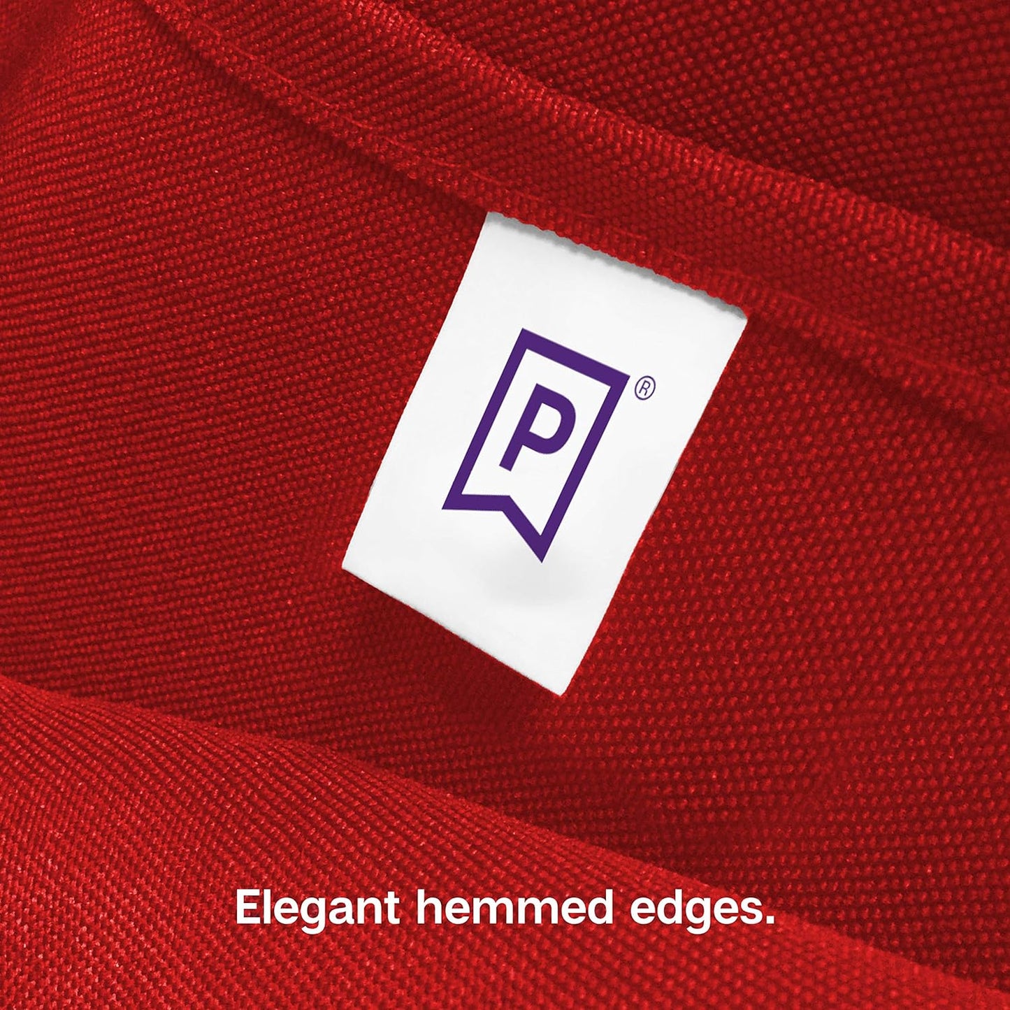 Gee Di Moda Rectangle Tablecloth - 60 x 126 Inch Red Table Cloth for 8 Foot Rectangle Table - Heavy Duty Washable Fabric - for 8 Ft Buffet Table, Holiday Party, Dinner, Wedding & Baby Shower