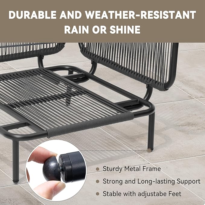 Crestlive Products Outdoor Patio Furniture Set, 6 Seater Modular Oversized - Image 5