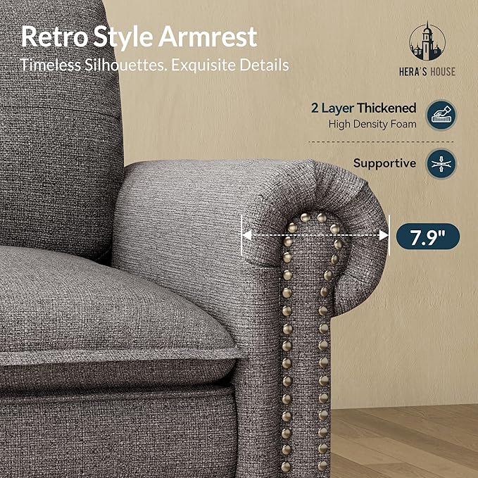 HERA'S HOUSE 3 Pieces Modular Sectional Sofa Sets, Oversized Couch Set - Image 5