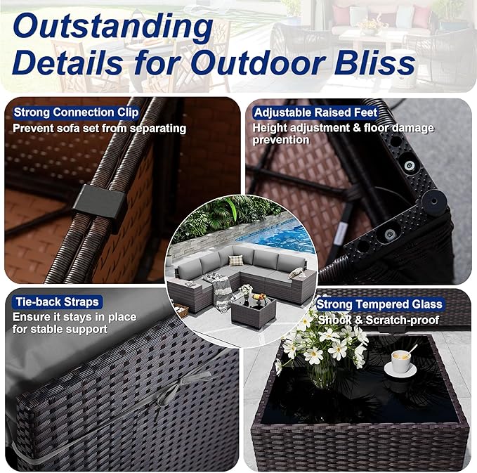 Outdoor Patio Furniture Set - Image 7