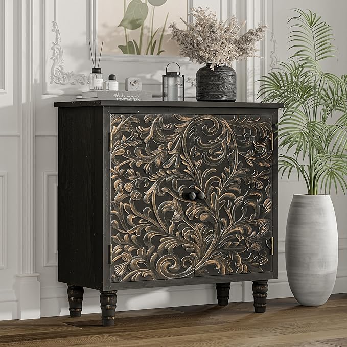 2 Door Farmhouse Storage Cabinet X 2P - Image 6