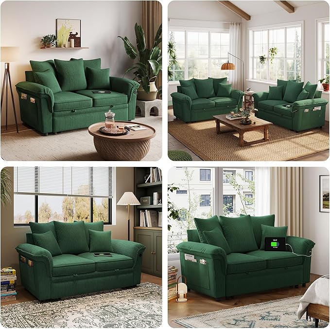LINSY HOME Sectional Loveseat Sofa - Image 6