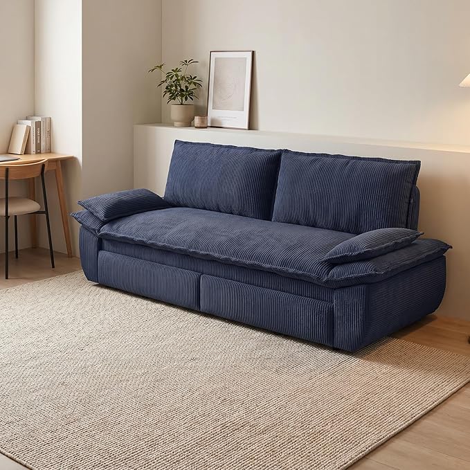73.2" Sofa Bed Queen, 3-in-1 Pull Out Sofa Bed - Image 8