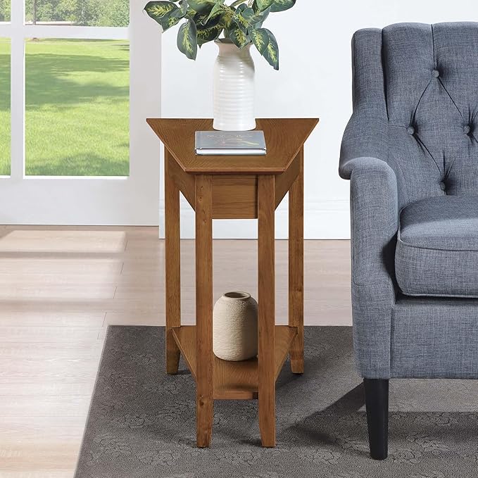Convenience Concepts American Heritage Wedge End Table 24" - Image 2